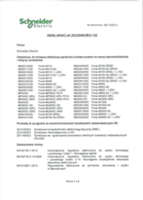 Podgląd Deklaracja zgodności siłownik M310 M400 MP500 MG600 M700 M800 MG900 M1500 M3000