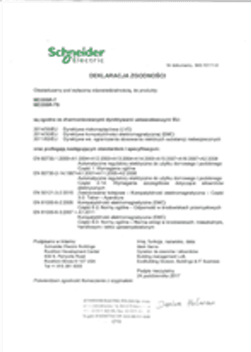 Podgląd Deklaracja zgodności siłownik MD20SR-T MD20SR-TS