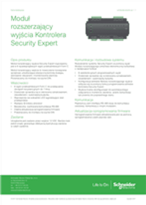 Podgląd Broszura moduł SP-O8