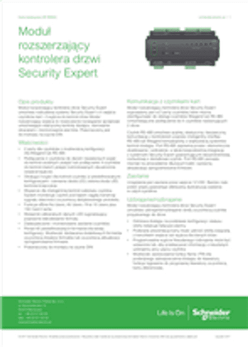 Podgląd Broszura moduł SP-RDM2