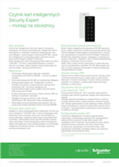 Podgląd Broszura czytnik SX-S