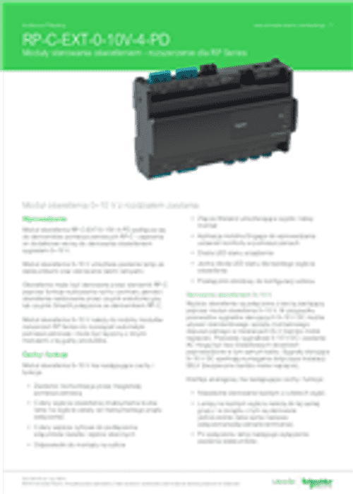 Podgląd Broszura moduł RP-C-EXT-0-10V SmartX