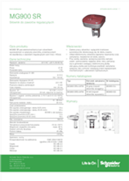 Podgląd Broszura siłownik MG900 SR 