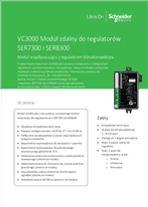 Podgląd Broszura moduł VC3000 